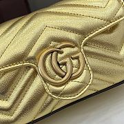 GUCCI | GG Marmont mini shoulder bag gold - 2