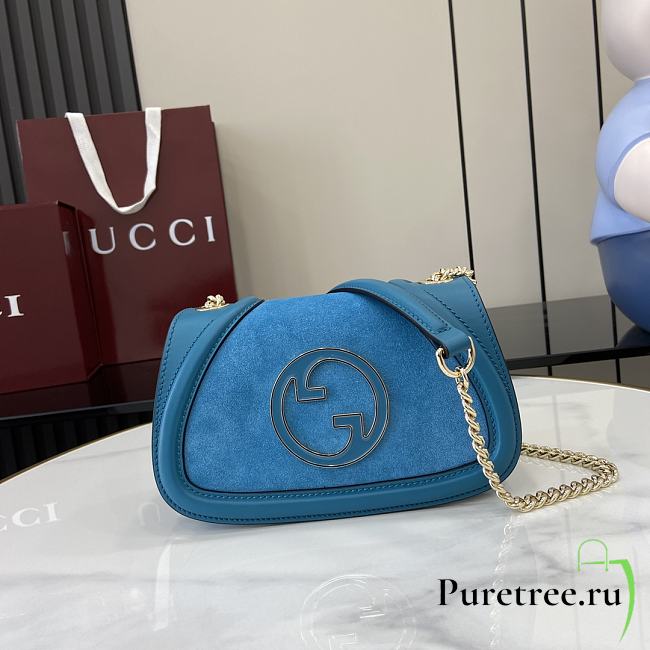 GUCCI | Mini Blondie Original GG Blue - 1