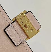 FENDI | Nano Baguette Super mini bag card Sheepskin beige - 5