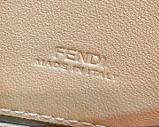 FENDI | Nano Baguette Super mini bag card Sheepskin beige - 4