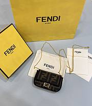 FENDI | Nano Baguette Super mini bag card Sheepskin  - 1