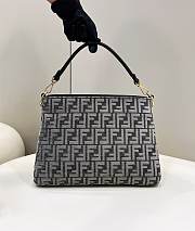 FENDI | O'Lock clutch bag dove grey - 2