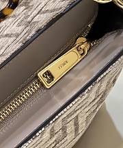 FENDI | O'Lock clutch bag dove brown - 6