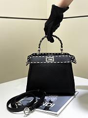 FENDI | Peekaboo's iconic handbag black - 1