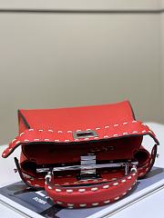 FENDI | Peekaboo's iconic handbag red - 3