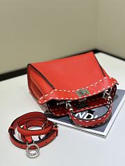 FENDI | Peekaboo's iconic handbag red - 2