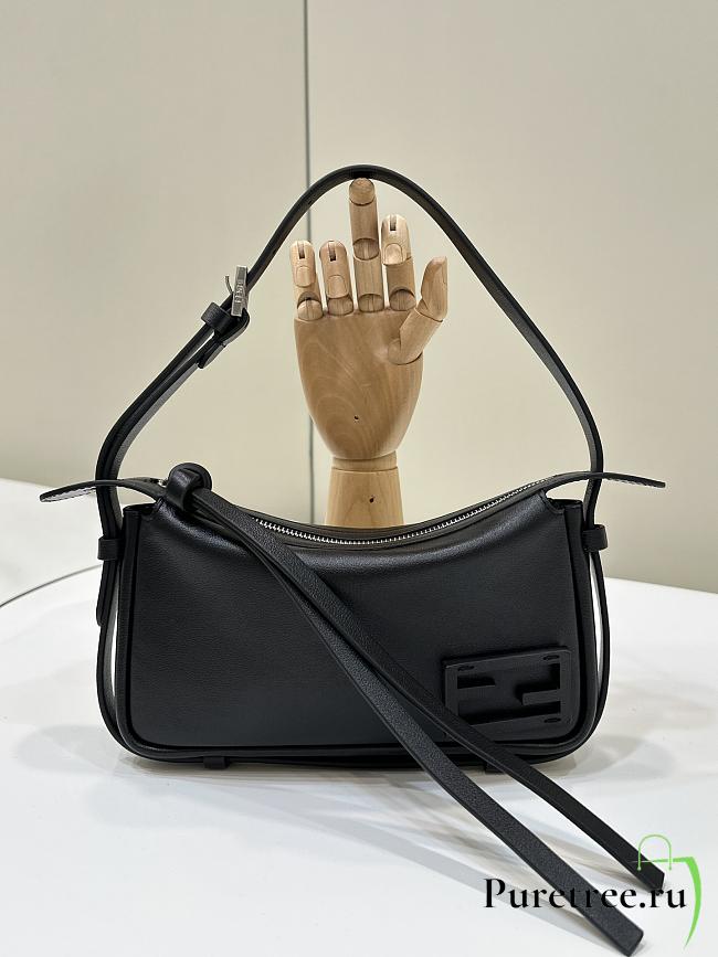 FENDI | Simply Fendi Mini Black leather mini-bag - 1