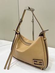 FENDI | Simply Fendi Medium Beige leather mini-bag - 4