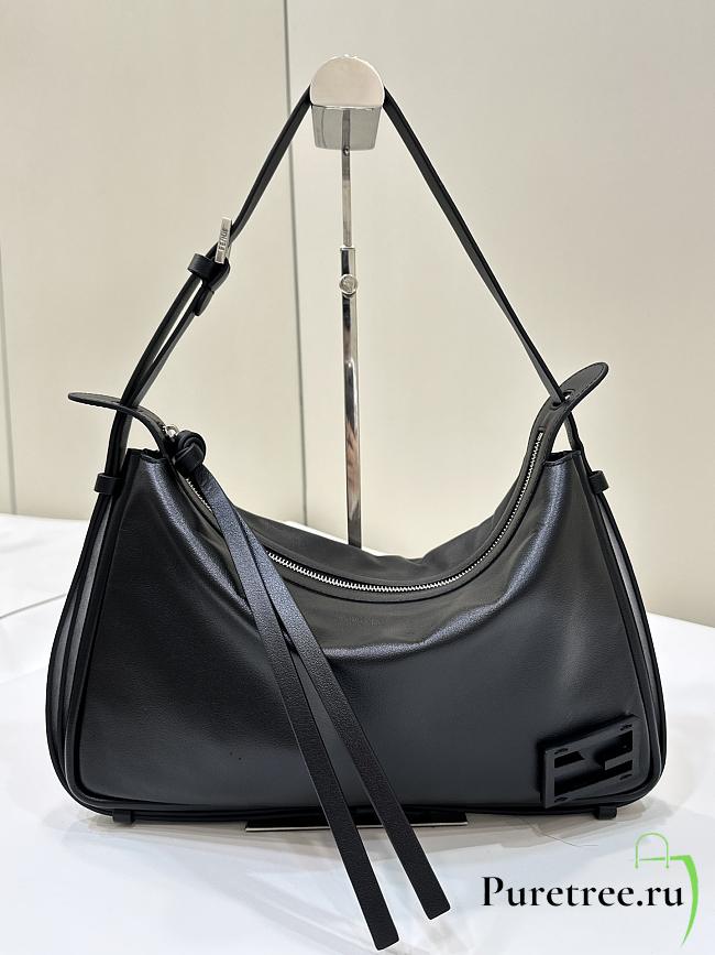 FENDI | Simply Fendi Medium Black leather mini-bag - 1