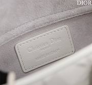 DIOR | Lady d-joy-micro Leather with Velvet shiny white - 2