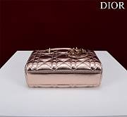 DIOR | Lady d-joy-micro Leather with Velvet shiny pink - 4