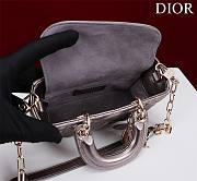 DIOR | Lady d-joy-micro Leather with Velvet shiny purple - 6