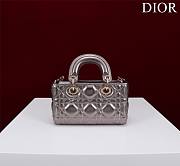 DIOR | Lady d-joy-micro Leather with Velvet shiny purple - 5