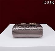 DIOR | Lady d-joy-micro Leather with Velvet shiny purple - 4