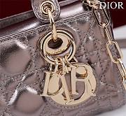 DIOR | Lady d-joy-micro Leather with Velvet shiny purple - 2