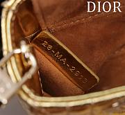 DIOR | Lady d-joy-micro Leather with Velvet shiny gold - 6