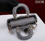 DIOR | Lady d-joy-micro Leather with Velvet gray - 2