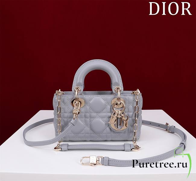 DIOR | Lady d-joy-micro Leather with Velvet light purble - 1