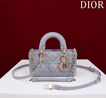 DIOR | Lady d-joy-micro Leather with Velvet light purble