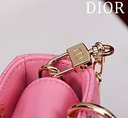 DIOR | Lady d-joy-micro Leather with Velvet pink - 3