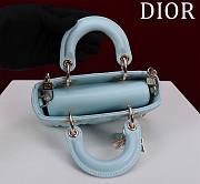 DIOR | Lady d-joy-micro Leather with Velvet blue - 2