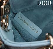 DIOR | Lady d-joy-micro Leather with Velvet blue - 3