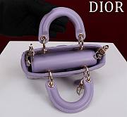 DIOR | Lady d-joy-micro Leather with Velvet purble - 3