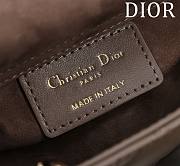 DIOR | Lady d-joy-micro Leather with Velvet dark gray - 2