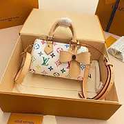 LOUIS VUITTON | Nano Speedy Monogram White - 4