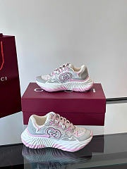 GUCCI | Women's Gucci Ripple sneaker Grey and white mesh - 3