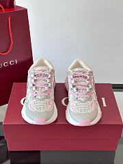 GUCCI | Women's Gucci Ripple sneaker Grey and white mesh - 5