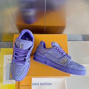 LOUIS VUITTON | LV Trainer Maxi Sports Shoes Purble 1ACN2Z - 4