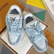 LOUIS VUITTON | LV x Park Seo-Bo Trainer Maxi Blue - 4