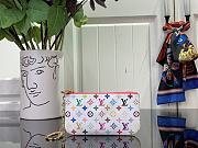 LOUIS VUITTON | LV x TM Key Pouch Blanc m13664  - 1