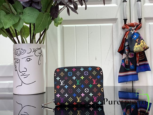 LOUIS VUITTON | LV x TM Zippy Coin Purse Black Multicolored - 1