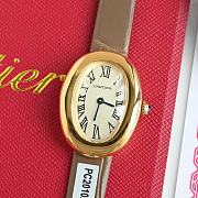 CARTIER | Baignoire Watch In Brown  - 3