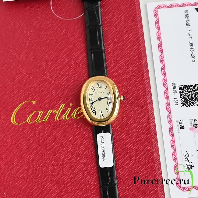 CARTIER | Baignoire Watch In Black - 1