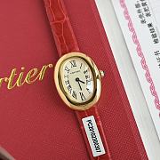 CARTIER | Baignoire Watch In Red - 4