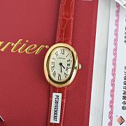 CARTIER | Baignoire Watch In Red - 3