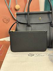 LORO PIANA | Loom Bag L25 Calfskin Black - 2