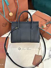 LORO PIANA | Loom Bag L25 Calfskin Navy - 3