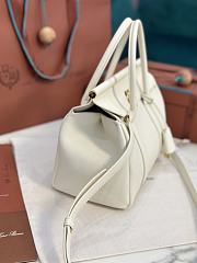 LORO PIANA | Loom Bag L25 Calfskin Whispering White - 6