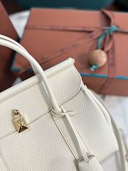 LORO PIANA | Loom Bag L25 Calfskin Whispering White - 3