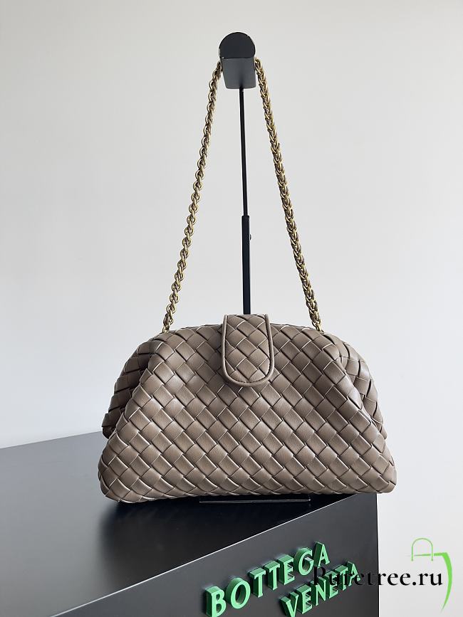 BOTTEGE VENETA | Lauren 1980 clutch in padded brown - 1