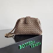 BOTTEGE VENETA | Small Lauren 1980 clutch in padded brown - 1