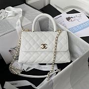 CHANEL | 21 Coco Handle Mini Size In White - 1