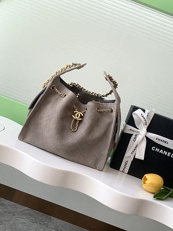 CHANEL | 25C Mysterious coolness hobo bag gray