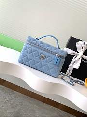 CHANEL | Long Vanity With Chain In Denim - 1