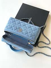 CHANEL | Long Vanity With Chain In Denim - 3