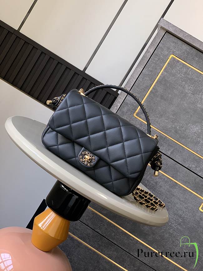 CHANEL | Classic Top handle Bag In Black  - 1